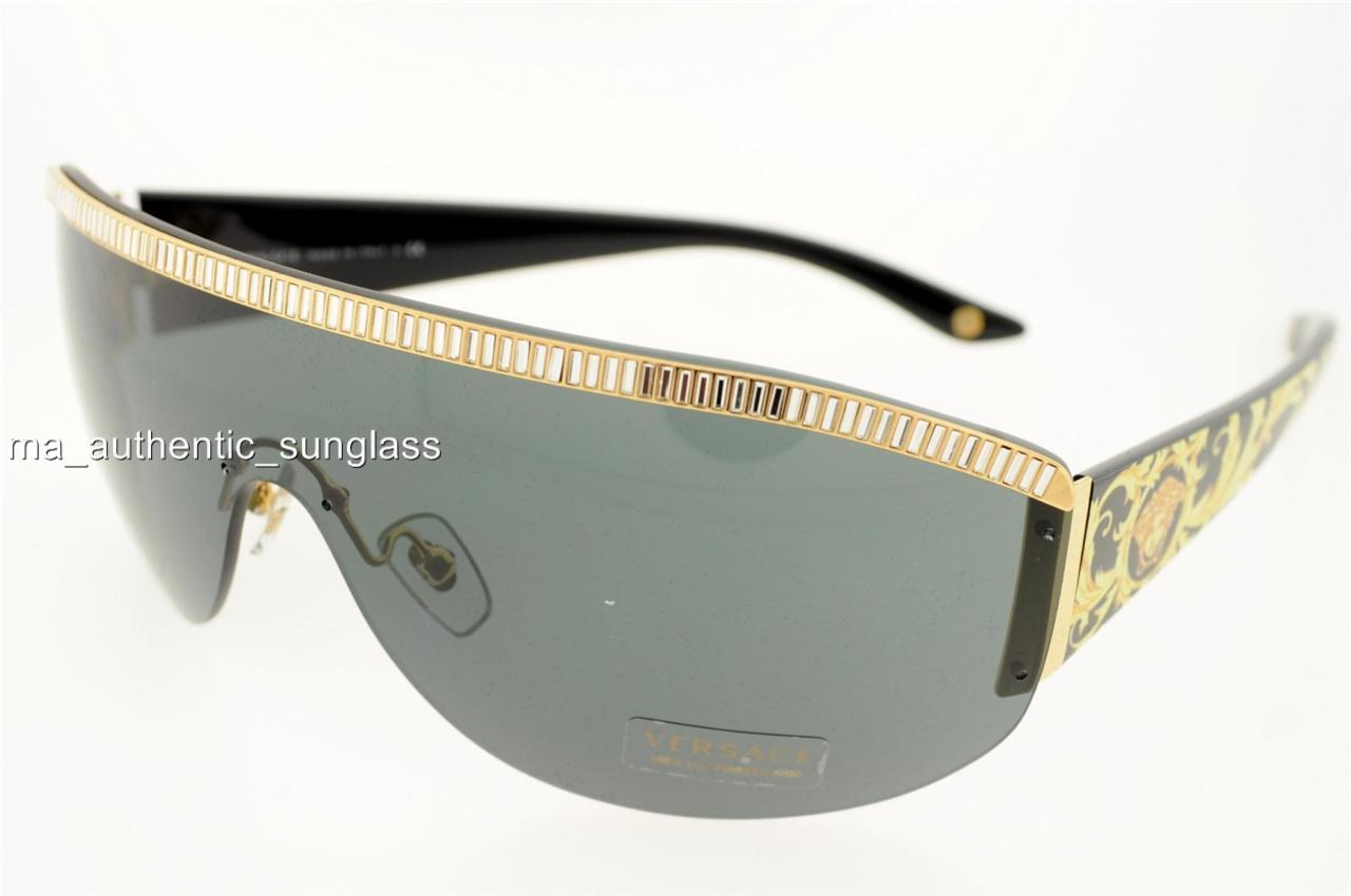 VERSACE SUNGLASSES VE 4232B 4232 500987 5009/87 GOLD FRAME ...