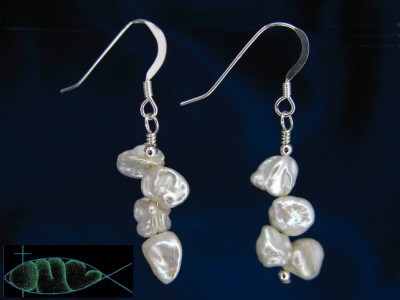 Keshi Pearl Jewelry on Our Captivating Keshi Pearl Earrings On Sterling Silver Have A
