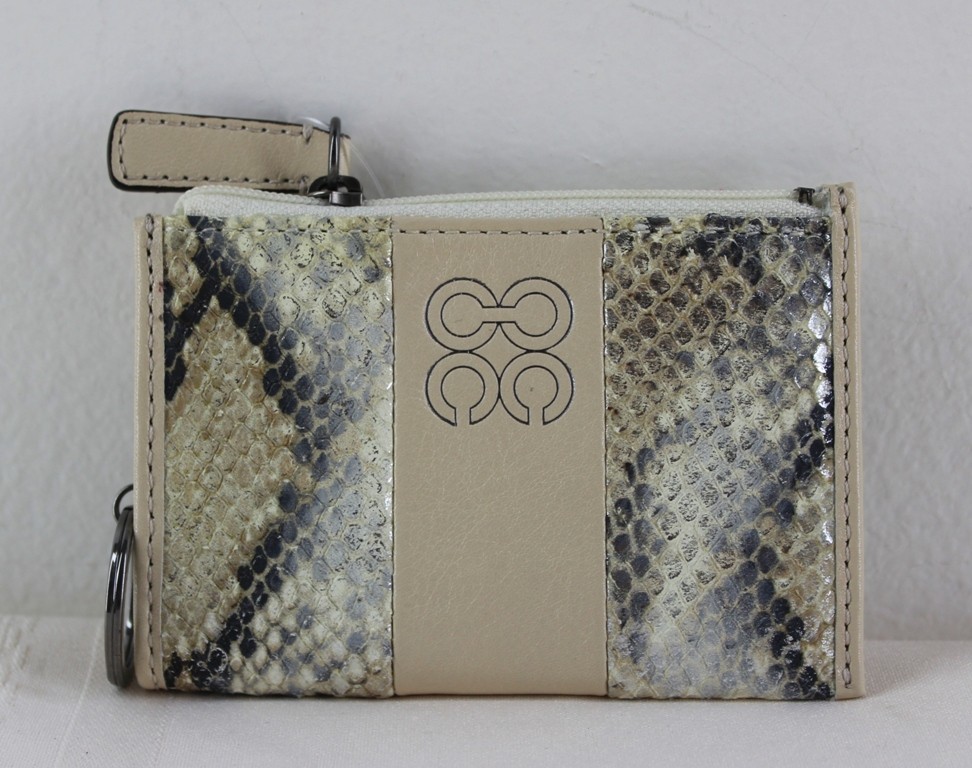 ew Coach Julia Mini Skinny Embossed Python