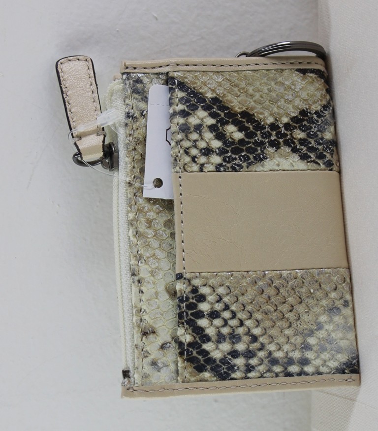 ew Coach Julia Mini Skinny Embossed Python