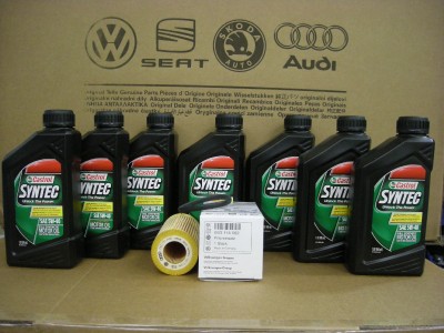 Vw Oem Oil Change Kit Mk5 Golf Rabbit Jetta 2 5l 5 Cyl Ebay