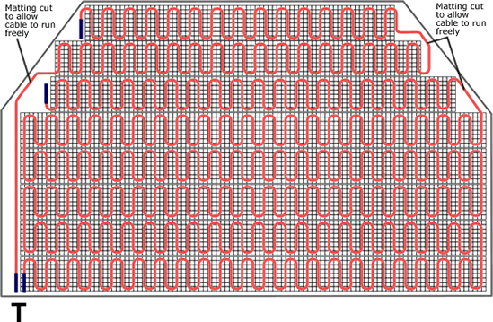 Tile Heating Instructions