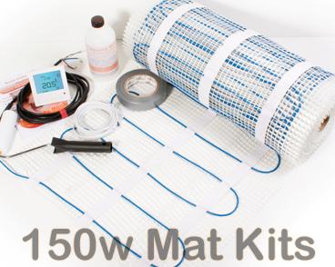 underfloor heating world 150w mat kit