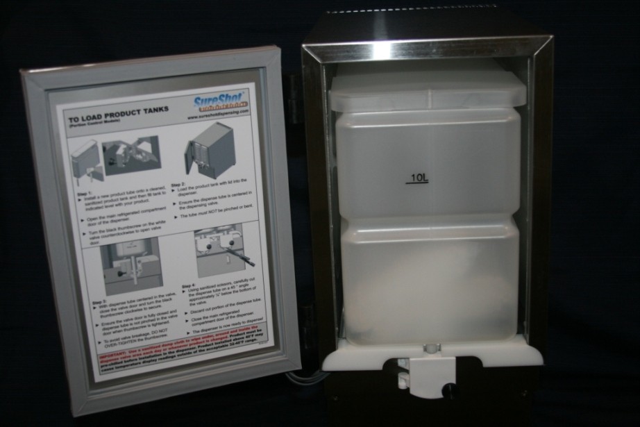 Sure Shot AC10 Refrigerated Cream Milk Dispenser New eBay