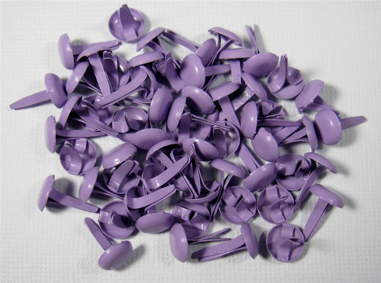 BB BRADS 8mm ROUND pack of 40 choice of colours craft scrapbooking