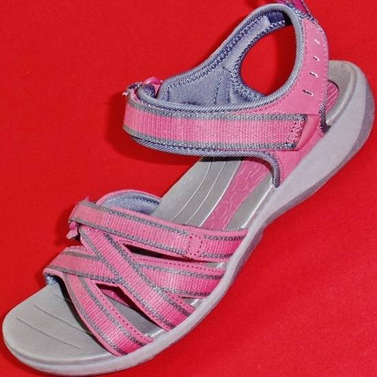 NEW Women's CROFT & BARROW PHINEAS Pink Athletic Hiking Sport Sandals Shoes | eBay