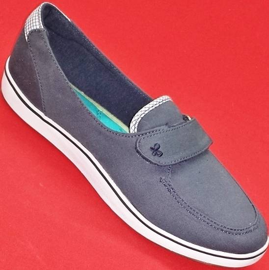 Grasshoppers Women's Jensen Stretch Smooth Slip-On Sneaker,White Smooth