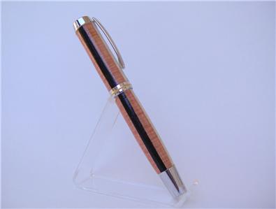 Holly Pink Ivory and Ebony wood Gentleman Fountain Pen