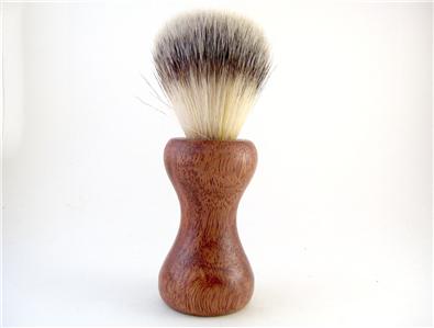 Bubinga Wood and Synthetic Nylon Shaving Brush