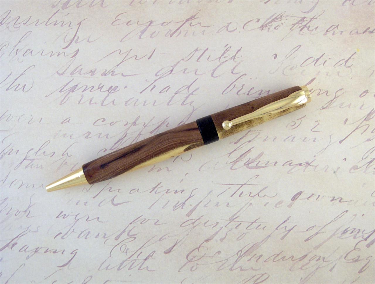 A Mesquite Root Wood Ballpont Pen