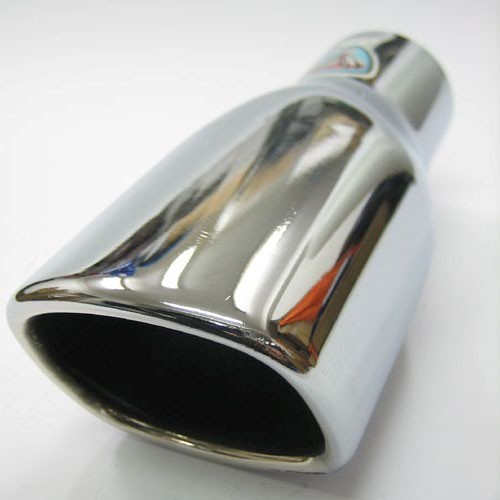 DC Sport Black Universal Bolt On Exhaust Tip 2.875" Inlet 3.75" Outlet - Fits 1.75" - 2.5" Tail Pipes In | Whizz Exhaust Pipes & Tips