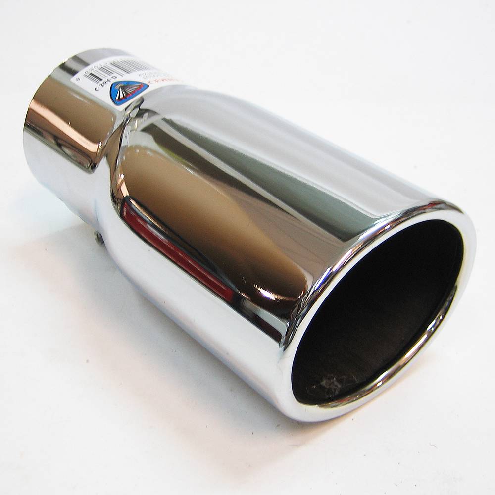 Universal Car Exhaust Tip Muffler Trim Pipe Chrome eBay