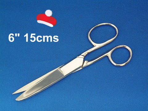HOUSE SCISSORS, CHOOSE 6", 7" or 8" STAINLESS STEEL, MADE IN UK.GREAT GIFT! - Picture 2 of 4
