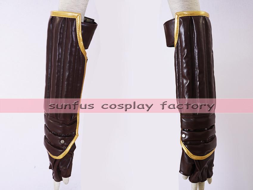 Harry Potter movies Leg & Arm guard Gloves cosplay Quidditch costume