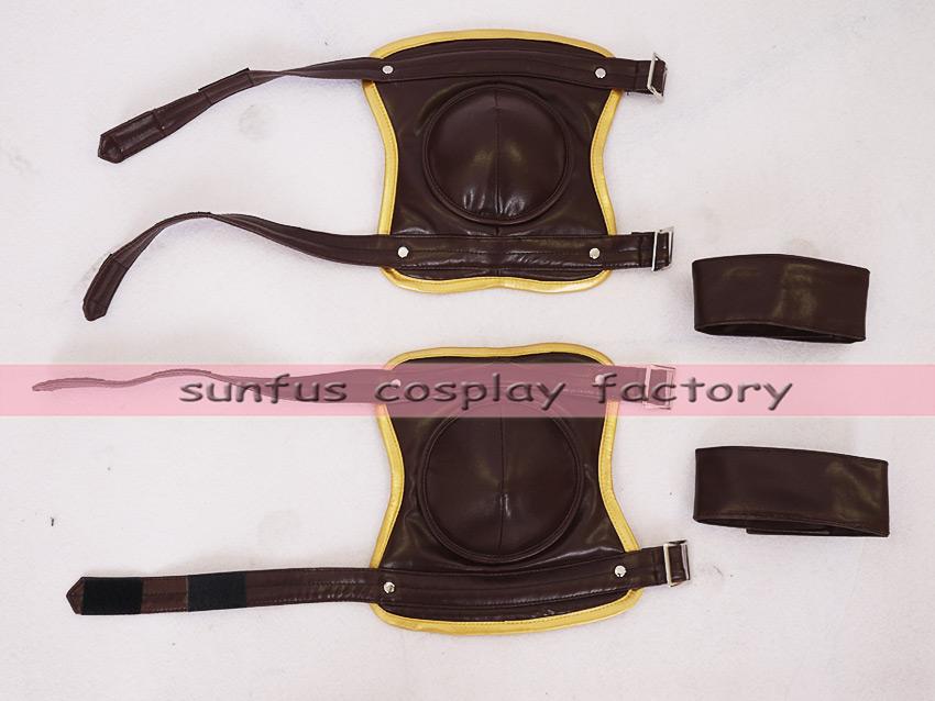 Harry Potter movies Leg & Arm guard Gloves cosplay Quidditch costume