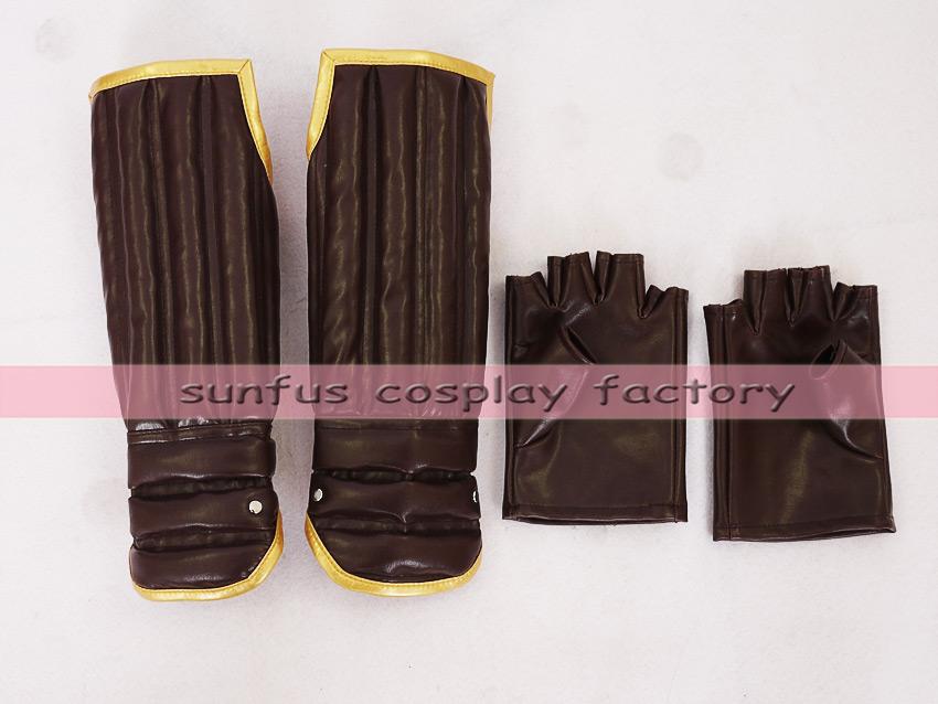 Harry Potter movies Leg & Arm guard Gloves cosplay Quidditch costume