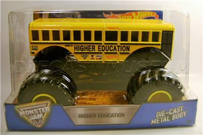 HIGHER EDUCATION SCHOOL BUS 1/24 SCALE MONSTER JAM TRUCK ...