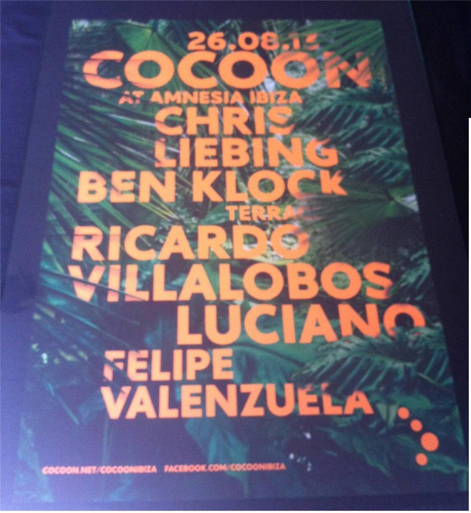 SVEN VATH COCOON AMNESIA CLUB CLUB POSTERS 2012 / 2013 / 2014 TECHNO eBay