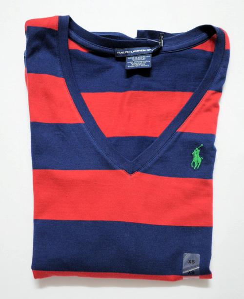 NEW With Tag POLO Ralph Lauren Womens LONG SLEEVE SOFT TEE T-Shirt V