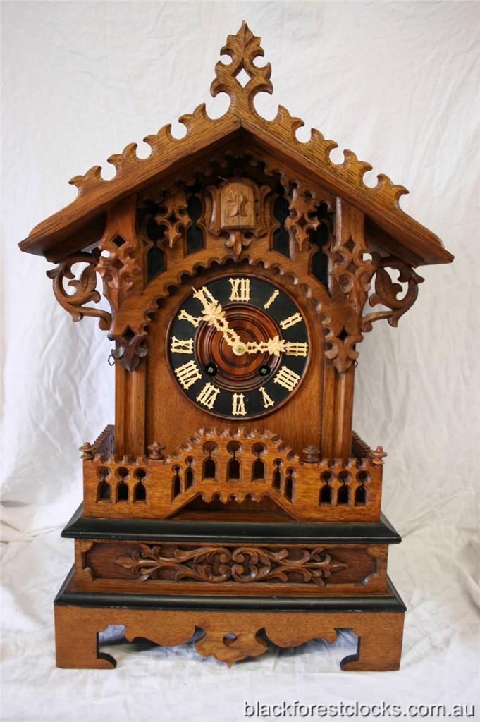 Antique Gothic Cuckoo Clock eBay