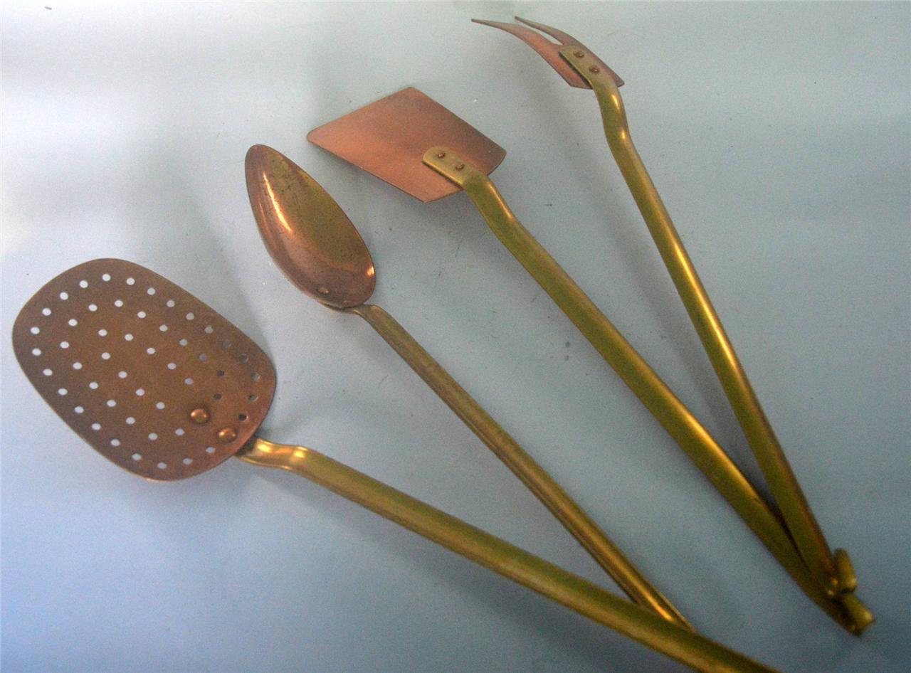 French Copper Utensil Set Chef Cook Cuisine Top Quality eBay