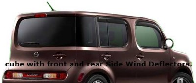 Nissan cube wind deflectors