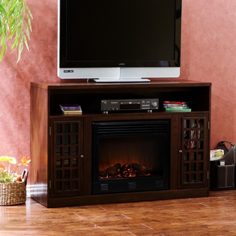 LED ELECTRIC FIREPLACE W REMOTE TV STAND MEDIA CABINET EBay