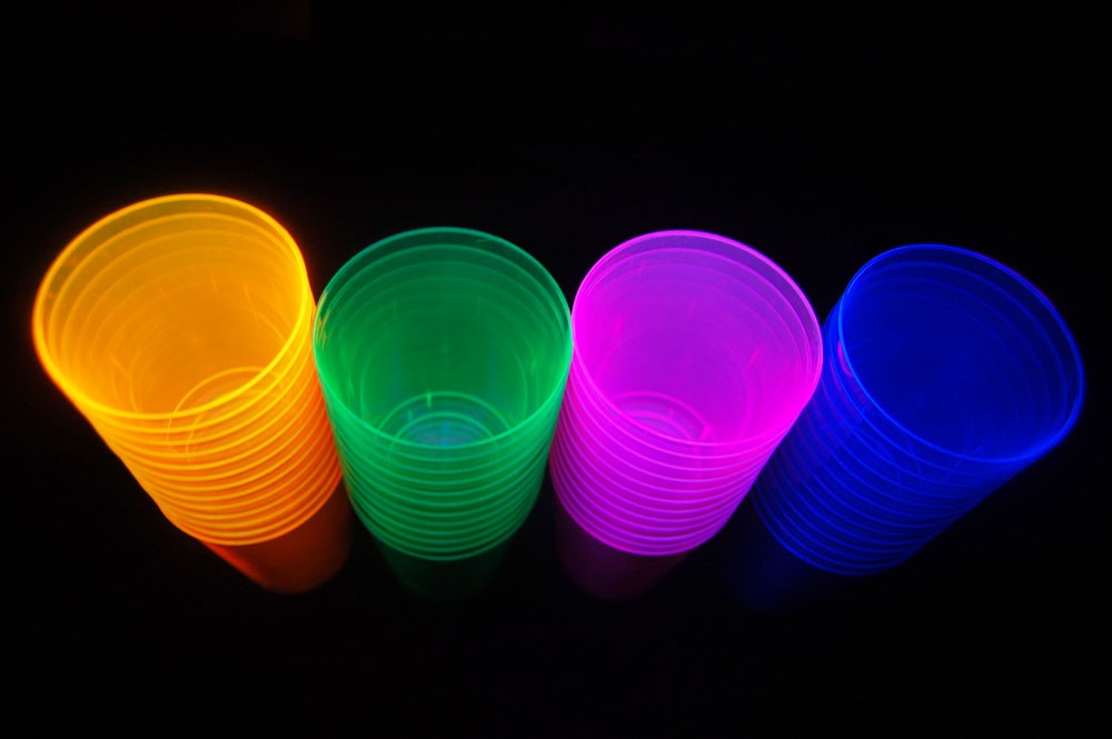 Assorted Neon Blacklight Reactive 10oz Party Cups 100ct eBay