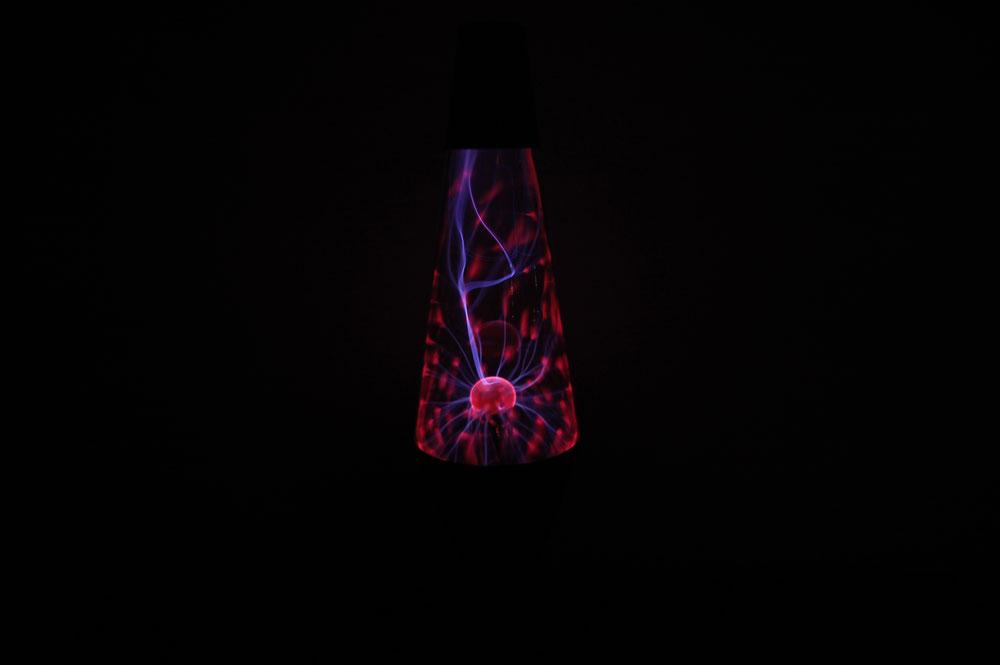 Lava Brand MEGA Electro Plasma Lamp Globe w/Black Base & Cap eBay