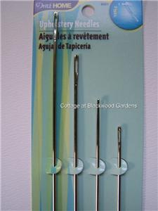 Long Upholstery Needle Set  6" 8"10"12" Dolls,Crafts,