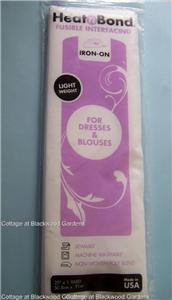 Fusible Iron On Interfacing Lightweight,Medium,heavy