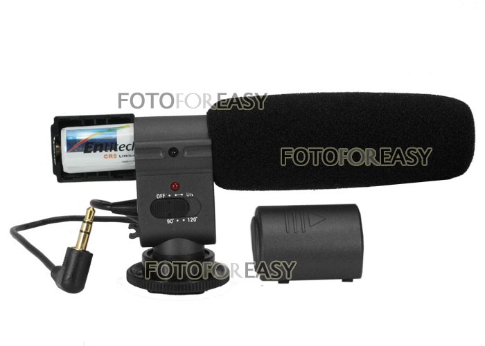 SG108 Shotgun Stereo Microphone for DV DSLR Nikon D7100 D5100 D3300