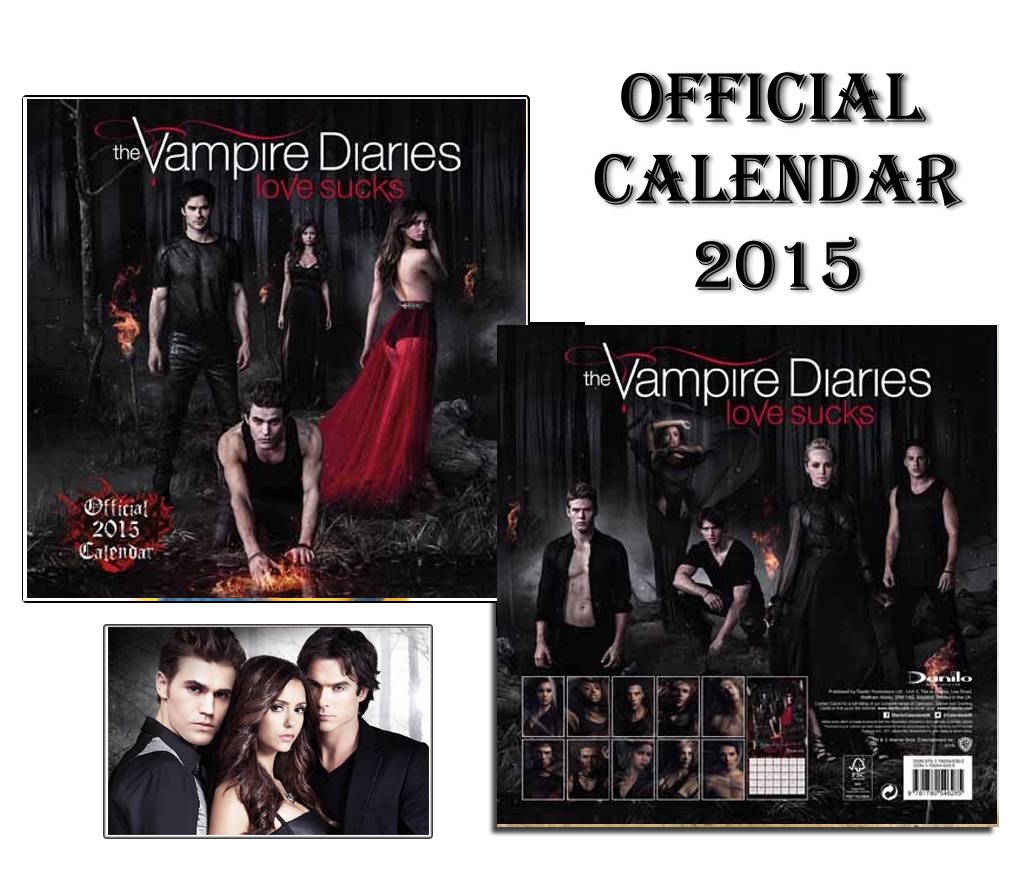THE VAMPIRE DIARIES OFFICIAL CALENDAR 2015 + THE VAMPIRE DIARIES FRIDGE