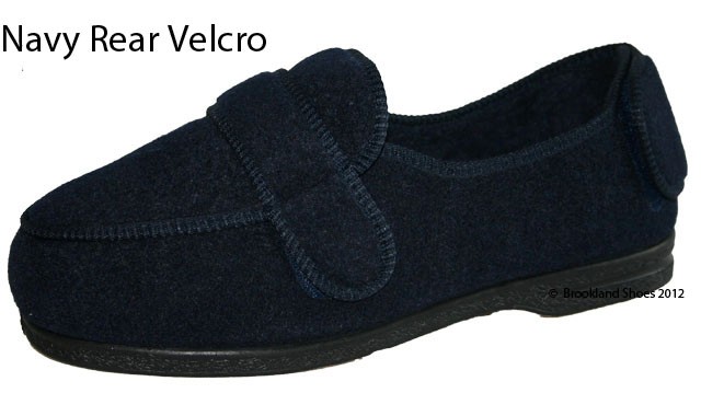 mens slippers velcro fastening