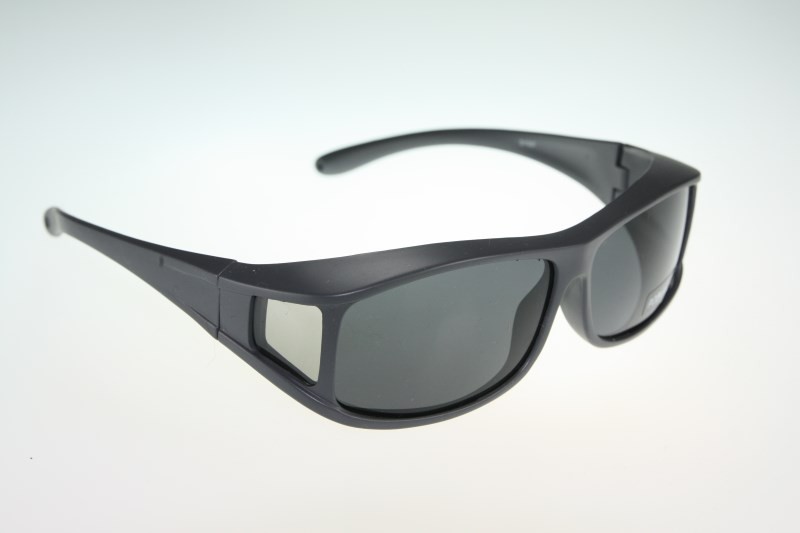 371 Polarized Plastic wraparound Sunglasses Clip wear fit ...