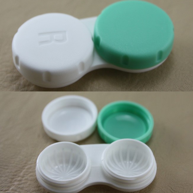 Soft hard storing contact lens cases Never Used High Quality free