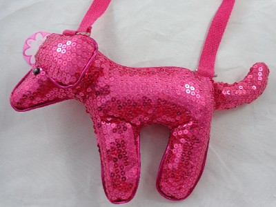 Kohl's Puppy Dog Purse Hot Pink Sequins Girl 's Glitter Bag Bling ... Kohl's Puppy Dog Purse Hot Pink Sequins Girl 's Glitter Bag Bling ...