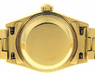 ladies rolex oyster perpetual datejust 8570f 18k