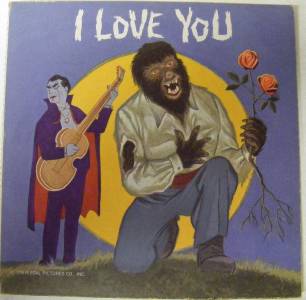 i you universal monsters dracula wolfman mel blanc card lp record unpunched ebay i you universal monsters dracula wolfman mel blanc card lp record unpunched ebay