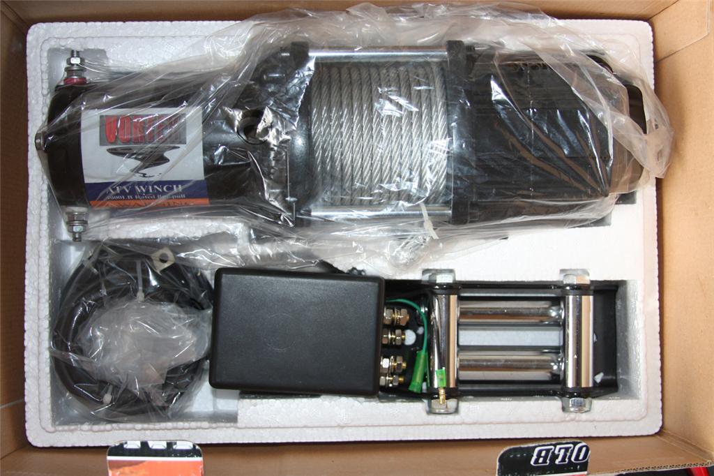 NEW VORTEX 4000 LB ATV/UTV/TRAILER/ 12V WINCH/3 REMOTES/UNIVERSAL