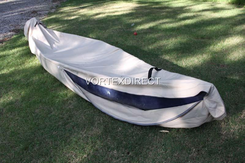 NEW VORTEX HEAVY DUTY KAYAK/CANOE COVER UP TO 18' TAN/BEIGE