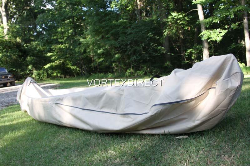 NEW VORTEX HEAVY DUTY KAYAK/CANOE COVER UP TO 18' TAN/BEIGE