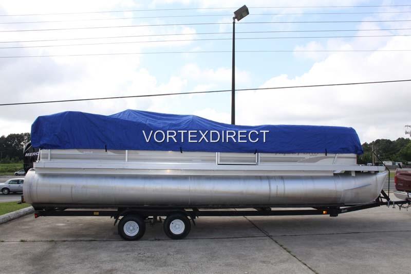 NEW VORTEX 23 - 24 FT ULTRA 3 PURPOSE PONTOON BOAT COVER/BLUE