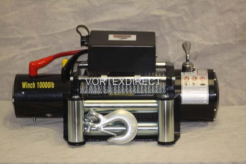 NEW VORTEX 9000 LB Pound Recovery Winch Bonus Package! 2 remotes
