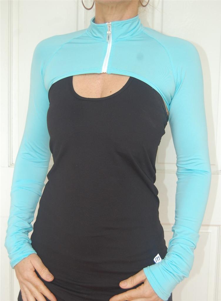 Jaggad Lycra Sports Gym Fitness Run Cycling Shrug Jacket Ladies Women S