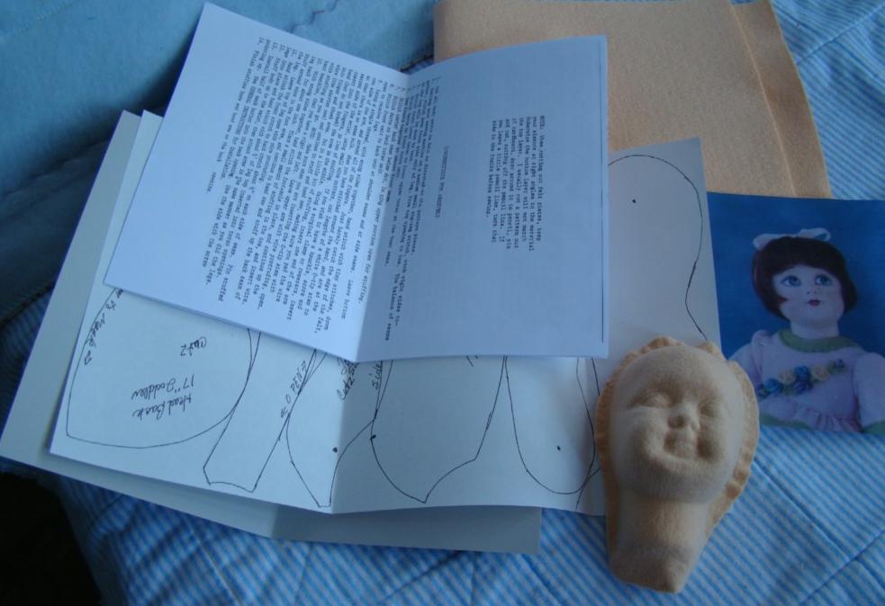 MOLDED FELT DOLL KIT TO MAKE BEAUTIFUL TODDLER 17in. eBay