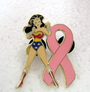 wonder woman breast cancer pop