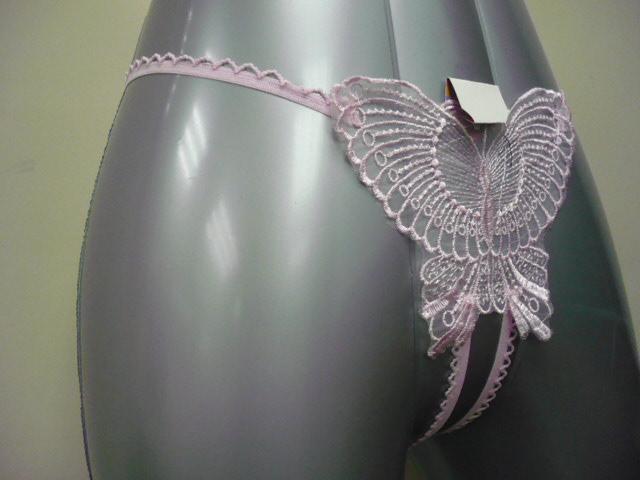 Women S Butterfly Crotchless G String Thong Pany Undies Ebay