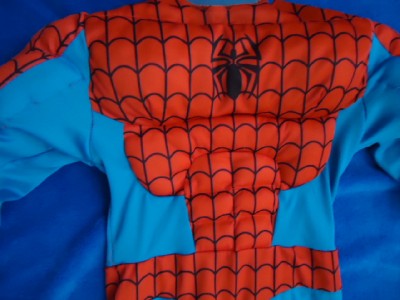 Spiderman Shoes  Kids on Halloween Costume Muscle Spiderman Marvel Kids 4 6 Boy   Ebay