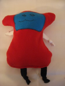 New Handmade Boutique Stuffed Ugly Monster Softy Doll